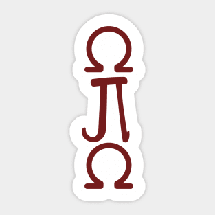 Omega Pi Omega 2 Sticker